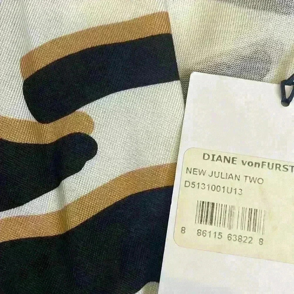 NWT Diane Von Furstenberg Julian Wrap Dress 100%  Silk - Picture 12 of 15